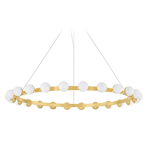 Corbett Lighting Corbett Lighting Linus Vintage Brass LED Chandelier 484-45-VB