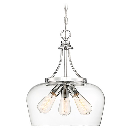 Savoy House Octave Polished Chrome Pendant by Savoy House 7-4034-3-11