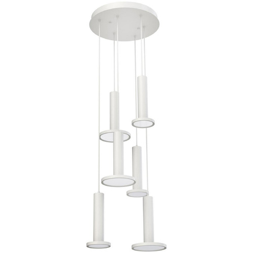 AFX Lighting Afx Lighting Luna White LED Multi-Light Pendant LNAP99L30D1WHRND6