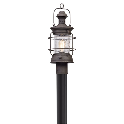 Troy Lighting Atkins 21-Inch Heritage Bronze Post Light by Troy Lighting P5055-HBZ