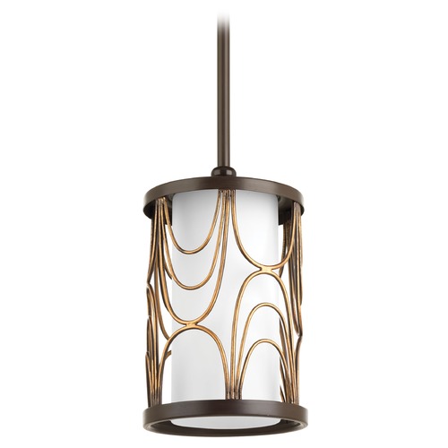 Progress Lighting Cirrine Antique Bronze Mini Pendant by Progress Lighting P5082-20