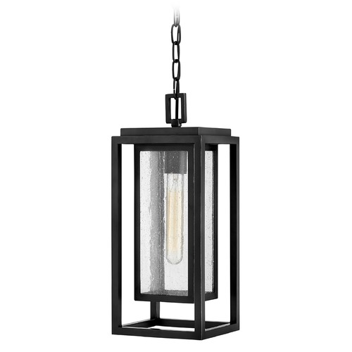 Hinkley Republic 16.75-Inch 12V Outdoor Hanging Lantern in Black by Hinkley Lighting 1002BK-LV