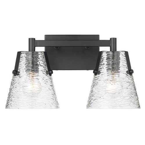 Z-Lite Z-Lite Analia Matte Black Bathroom Light 1101-2V-MB