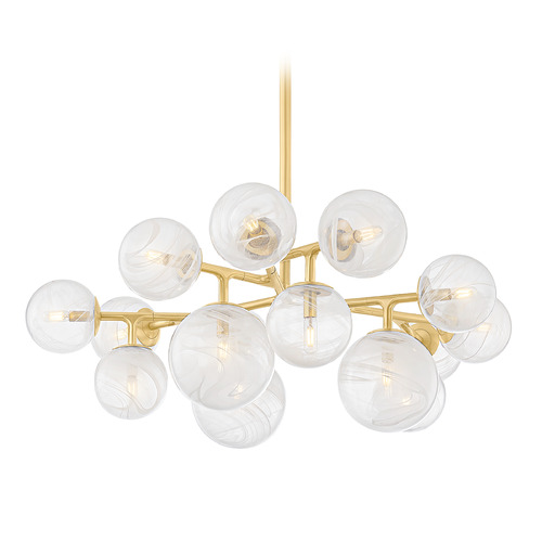 Corbett Lighting Corbett Lighting Glasgow Vintage Polished Brass Chandelier 488-47-VPB