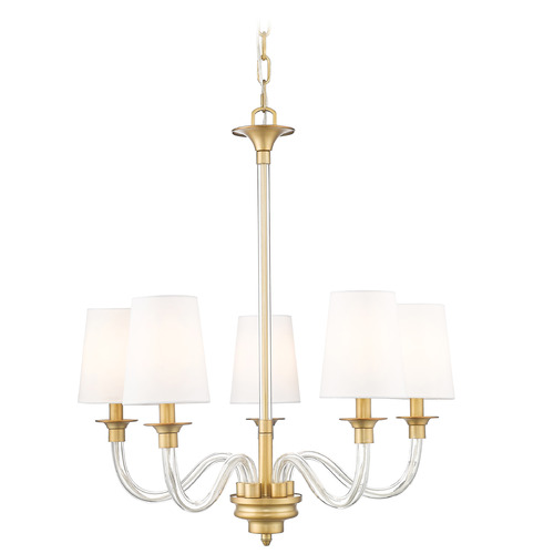 Z-Lite Z-Lite Katerina Rubbed Brass Chandelier 1950-5RB