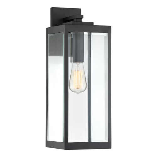 Quoizel Lighting Westover Outdoor Wall Lantern in Earth Black by Quoizel Lighting WVR8407EK