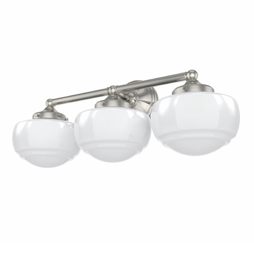 Hunter Fan Company Hunter Fan Company Saddle Creek Brushed Nickel Bathroom Light 19460