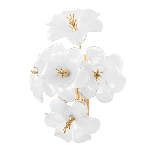 Corbett Lighting Corbett Lighting Hygea Gold Leaf LED Sconce 367-01-GL