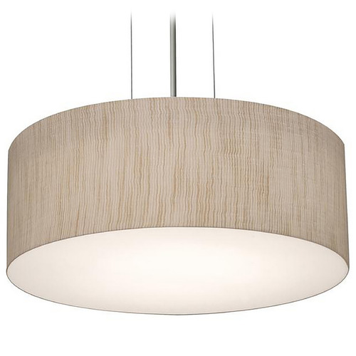 AFX Lighting Afx Lighting Anton Black LED Pendant Light with Drum Shade ANP1214LAJUDBK-JT