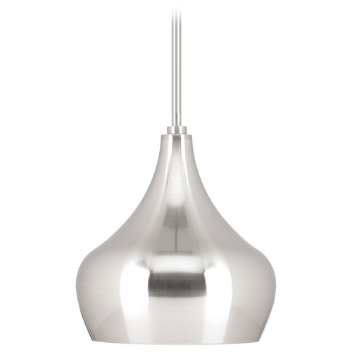 Progress Lighting Kiss LED Brushed Nickel LED Mini Pendant by Progress Lighting P5187-0930K9