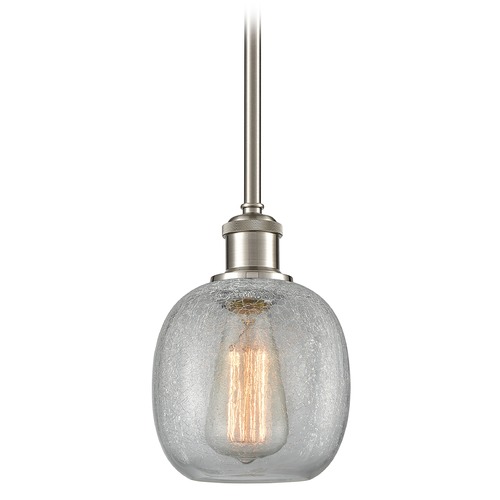 Innovations Lighting Belfast Brushed Satin Nickel Mini Pendant by Innovations Lighting 516-1S-SN-G105