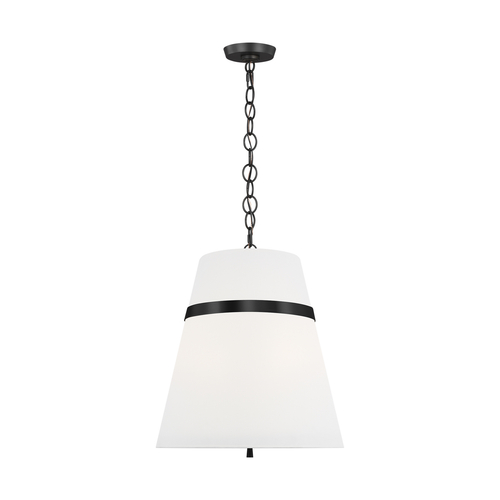 Visual Comfort Studio Collection Alexa Hampton Cordtlandt 18-Inch Aged Iron Pendant by Visual Comfort Studio AP1173AI