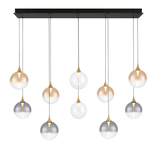Eurofase Lighting Lissa 47-Inch LED Linear Chandelier in Gold by Eurofase Lighting 48932-046