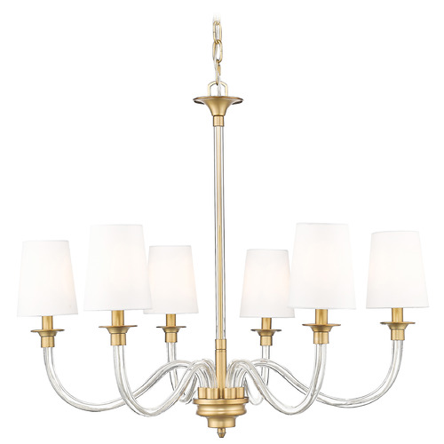 Z-Lite Z-Lite Katerina Rubbed Brass Chandelier 1950-6RB