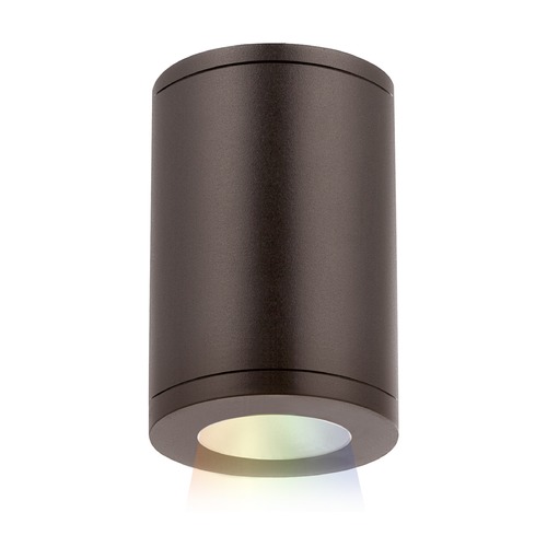 WAC Lighting Tube Architectural 5-Inch LED Color Changing Flush Mount by WAC Lighting DS-CD05-S-CC-BZ