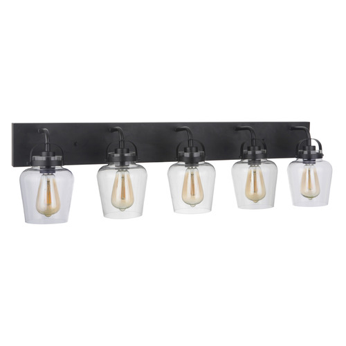 Craftmade Lighting Trystan Flat Black Bathroom Light by Craftmade Lighting 53505-FB