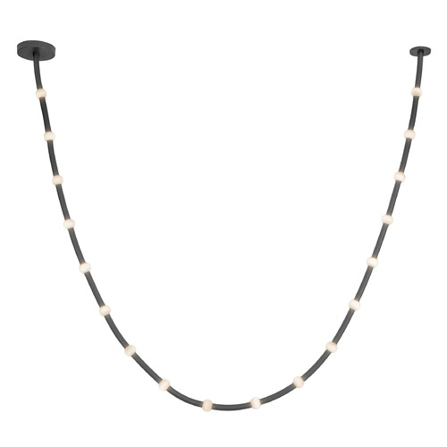 Kuzco Lighting Kuzco Lighting Corda Black LED Pendant Light with Globe Shade PD39317-BK/OP-UNV-010