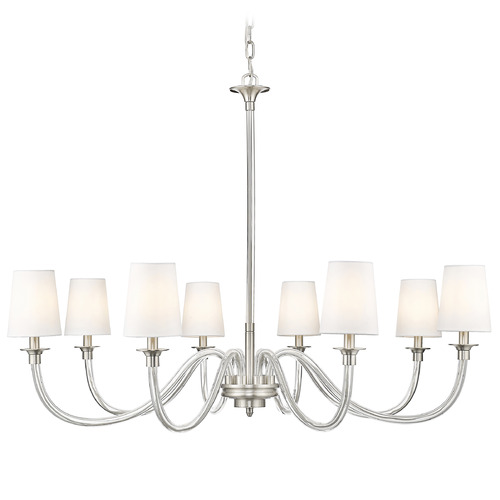 Z-Lite Z-Lite Katerina Brushed Nickel Chandelier 1950-8BN