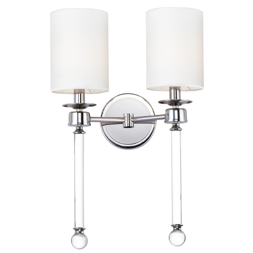 Maxim Lighting Maxim Lighting Lucent Polished Nickel Sconce 16108WTCLPN