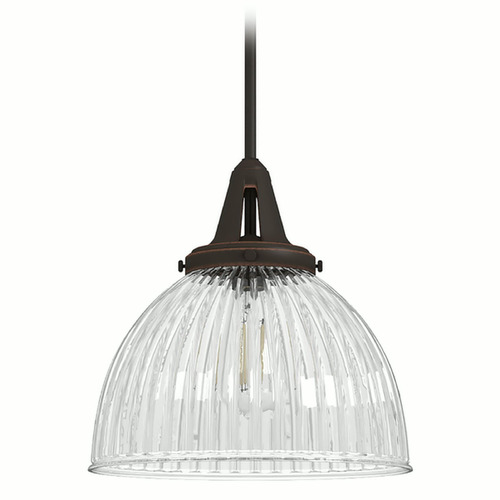 Hunter Fan Company Hunter Fan Company Cypress Grove Onyx Bengal Pendant Light with Bowl / Dome Shade 19250