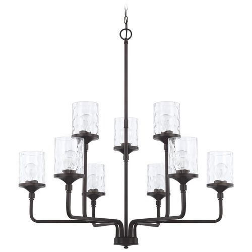 HomePlace by Capital Lighting Colton 38-Inch Matte Black Chandelier by HomePlace by Capital Lighting 428891MB-451
