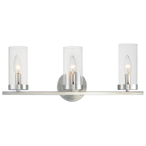 Maxim Lighting Maxim Lighting Sentinel Satin Nickel Bathroom Light 25257CLSN