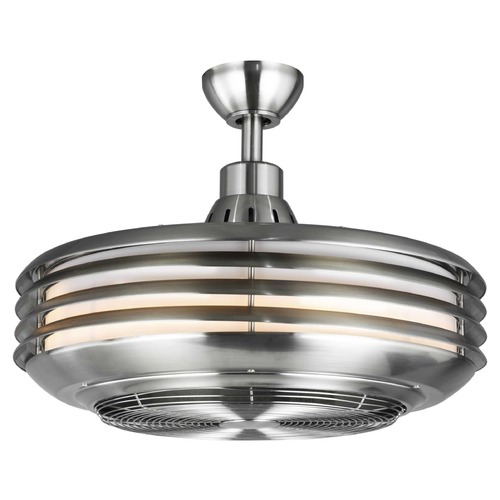 Progress Lighting Sanford Brushed Nickel LED Ceiling Fan by Progress Lighting P2594-0930K