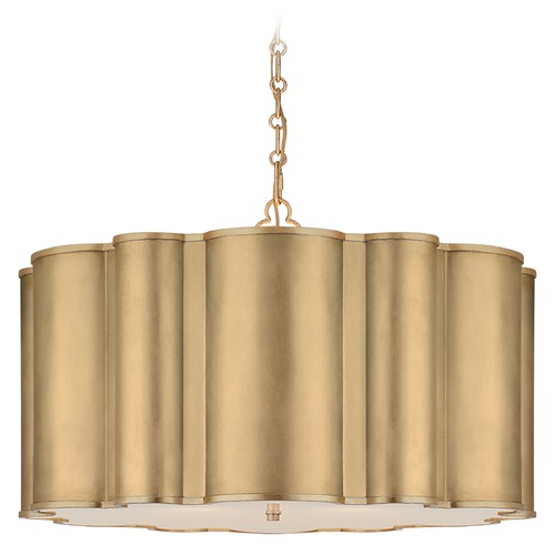 Visual Comfort Signature Collection Alexa Hampton Markos Large Pendant in Gild by Visual Comfort Signature AH5215GFA