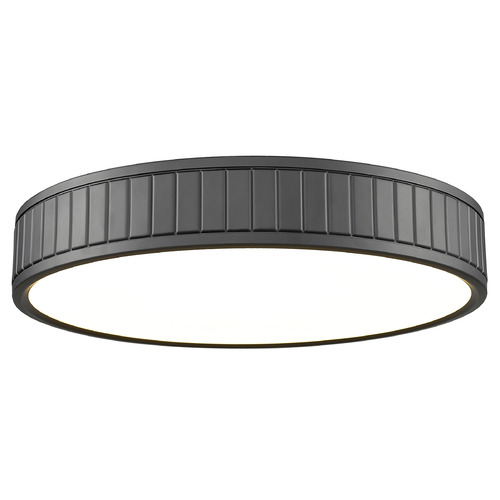 Z-Lite Z-Lite Madison Matte Black LED Flushmount Light 1005F16-MB-LED