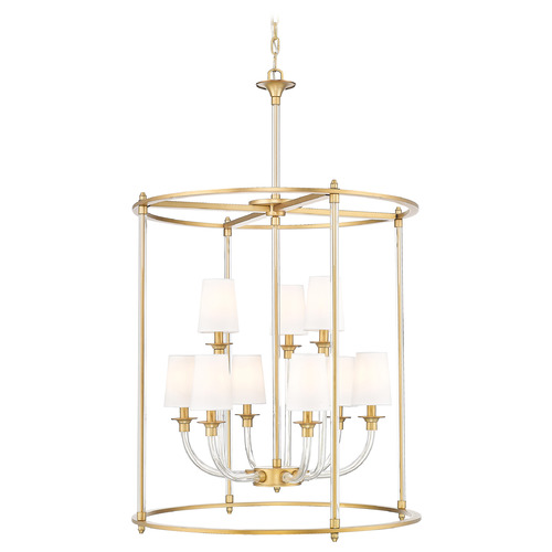 Z-Lite Z-Lite Katerina Rubbed Brass Chandelier 1950-9C-RB