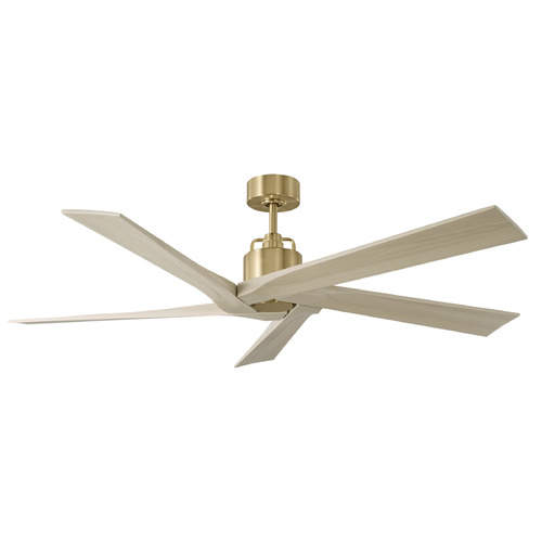Visual Comfort Fan Collection Visual Comfort Fan Collection Sean Lavin Aspen 56 Burnished Brass Ceiling Fan Without Light 5ASPR56BBSWWO