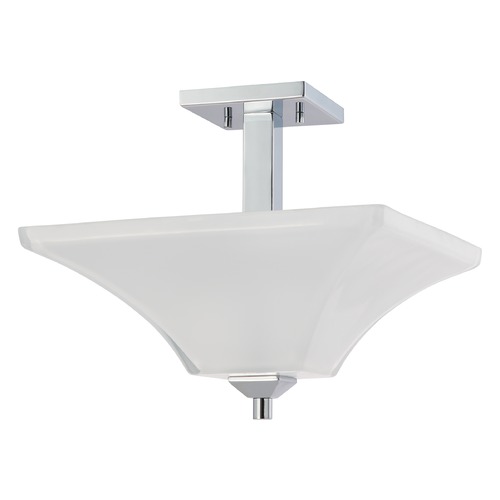 Nuvo Lighting Modern Semi-Flush Mount in Polished Chrome by Nuvo Lighting 60/4007