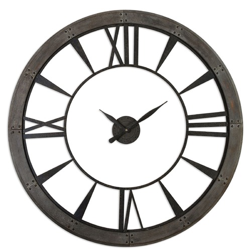 Uttermost Lighting Ronan Wall Clock, Large by Uttermost Lighting 6084