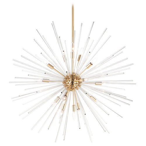 Maxim Lighting Maxim Lighting Polaris Satin Brass Pendant Light 28666CLSBR