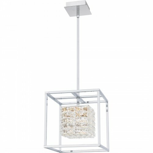 Quoizel Lighting Dazzle LED Pendant in Polished Chrome by Quoizel Lighting PCDZ2812C