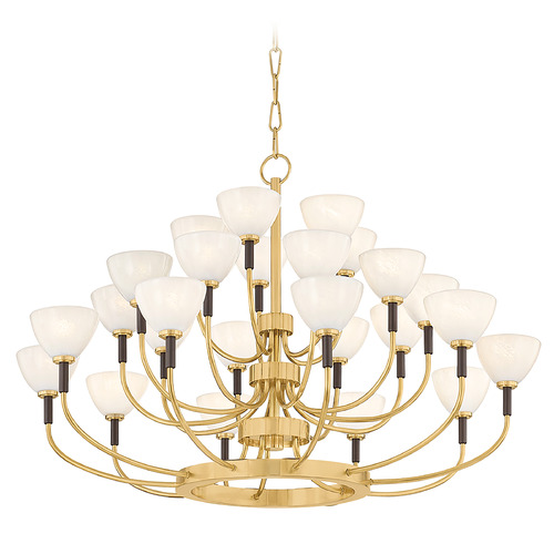 Corbett Lighting Corbett Lighting Brahma Vintage Polished Brass / Bronze Chandelier 489-38-VB/BRZ
