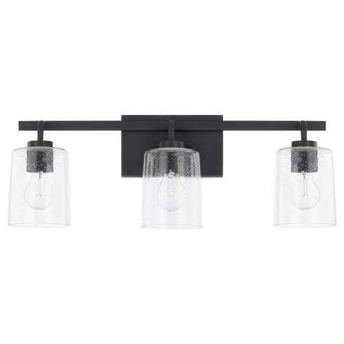 HomePlace by Capital Lighting Greyson 24.50-Inch Matte Black Bath Light by HomePlace by Capital Lighting 128531MB-449