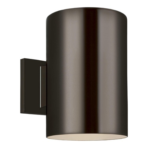 Visual Comfort Studio Collection Outdoor Cylinders Bronze LED Outdoor Wall Light by Visual Comfort Studio 8313901-10/T