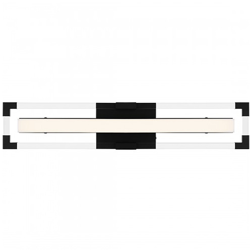 Quoizel Lighting Quoizel Lighting Elias Matte Black LED Bathroom Light PCEIA8524MBK