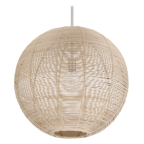 Hunter Fan Company Hunter Fan Company Berkeley Brushed Nickel Pendant Light with Globe Shade 48087