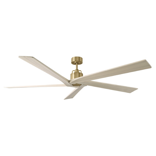 Visual Comfort Fan Collection Visual Comfort Fan Collection Sean Lavin Aspen 70 Burnished Brass Ceiling Fan Without Light 5ASPR70BBSWWO