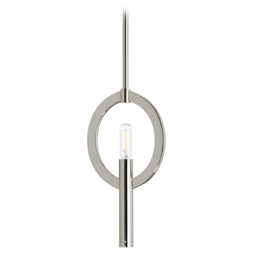 Progress Lighting Draper Mini Pendant in Polished Nickel by Progress Lighting P5061-104
