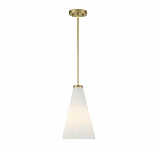 Savoy House Bristol Mini Pendant in Warm Brass by Savoy House 7-8840-1-322