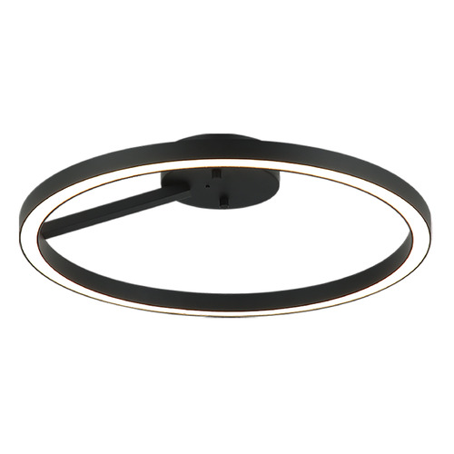 Matteo Lighting Matteo Lighting the Trundle Matte Black LED Flushmount Light X36716MB