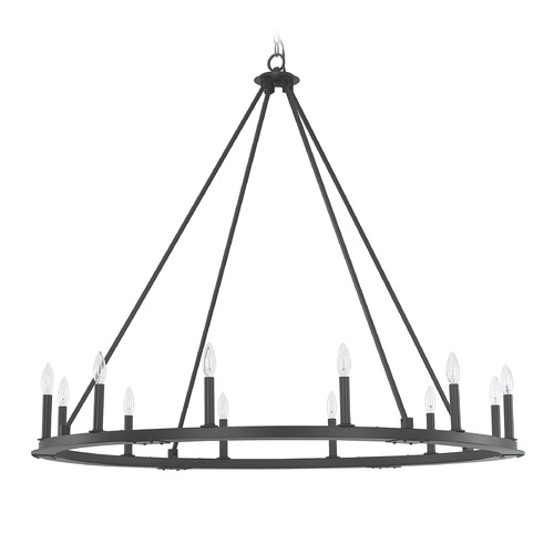Capital Lighting Pearson 48.25-Inch Chandelier in Black Iron by Capital Lighting 4912BI-000