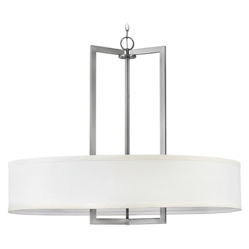 Hinkley Hampton 40-Inch Antique Nickel Pendant by Hinkley Lighting 3219AN