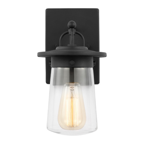 Generation Lighting Tybee 11.63-Inch Black Outdoor Wall Light by Generation Lighting 8508901-12