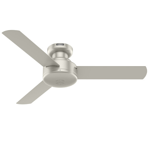 Hunter Fan Company Hunter Fan Company Presto Matte Nickel Ceiling Fan Without Light 52403