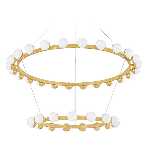 Corbett Lighting Corbett Lighting Linus Vintage Brass LED Chandelier 484-46-VB