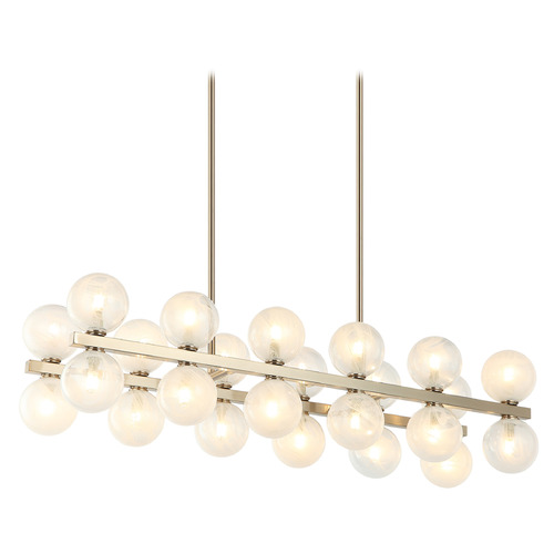 Matteo Lighting Matteo Lighting Nimbus Champagne Gold LED Island Light C30724CG